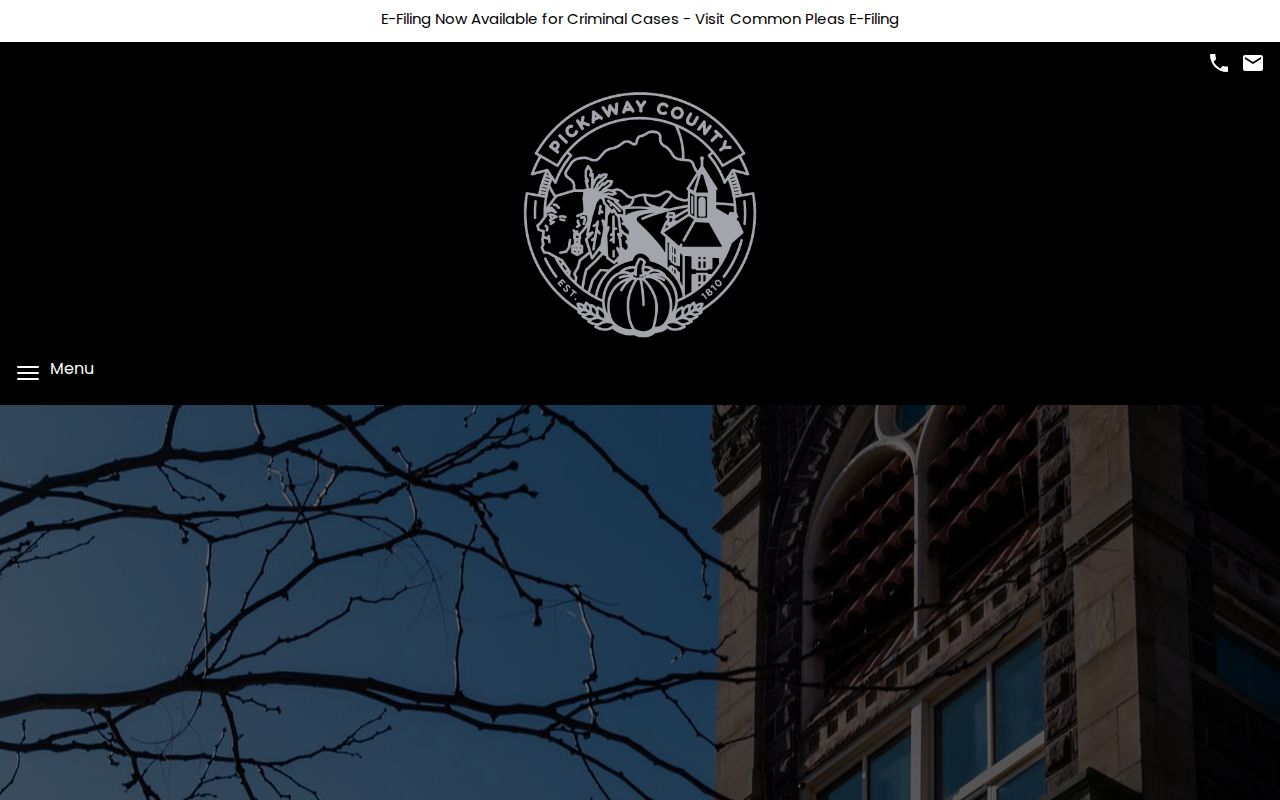 Pickaway County court records Clerk website